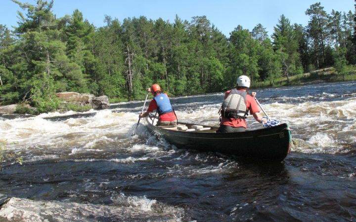 gap year whitewater canoeing adventure program in minnesota